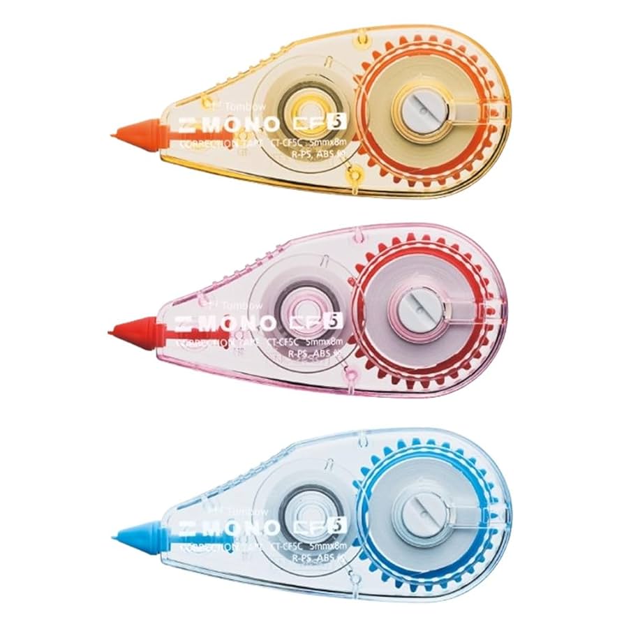 青い修正テープ 透明ケース Amazon | トンボ鉛筆 修正テープ 5mm MONO モノCF 使い切り